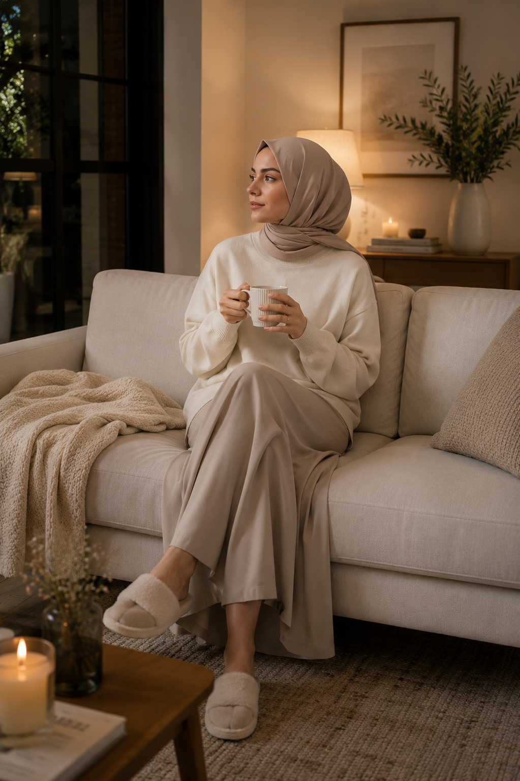 5.the soft evening in (that still counts as dressed)