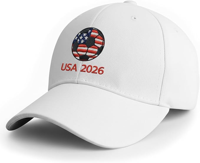 White 2026 World Cup baseball cap
